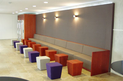 Loungeserie Br�ssel Grundk�rper A1 nicht brennbar Polster und Stoff B1 schwer entflammbar