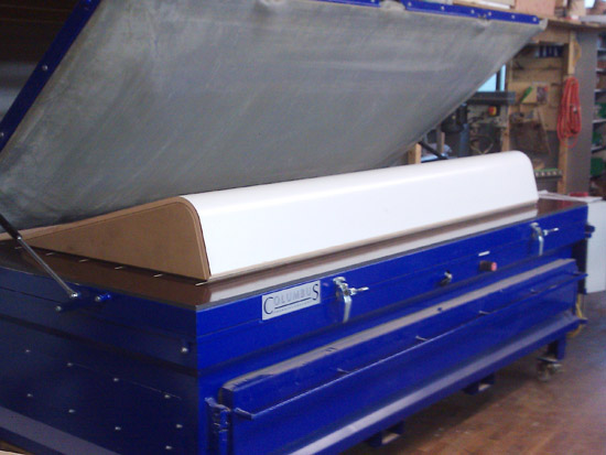 Membranpresse mit Formteil