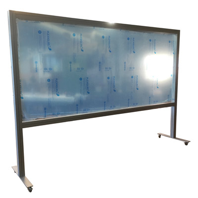 Systemstellwand Big Extra gro� mit Rollf��en