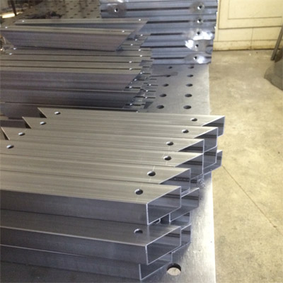 Schwei�aufbau Tischgestell